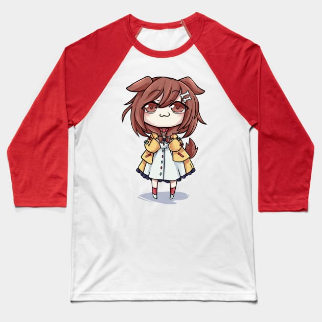 Korone Baseball T-Shirt by UnluckyAlpaca